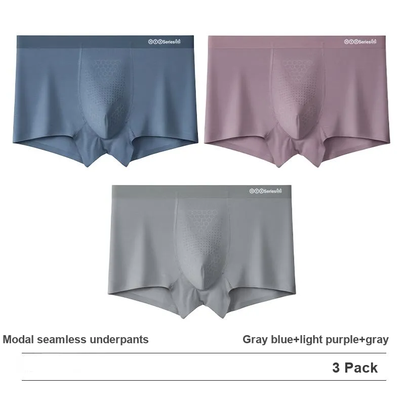 H YXIANG Underpants Men's 3 Pack-3