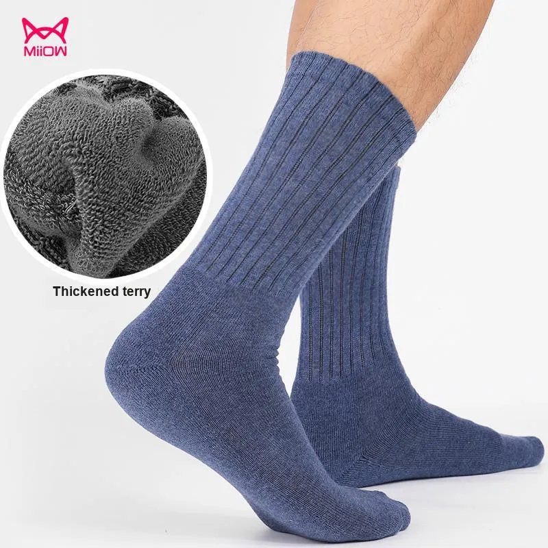 MIIOW Knee High Socks Men's 5 Pack-21