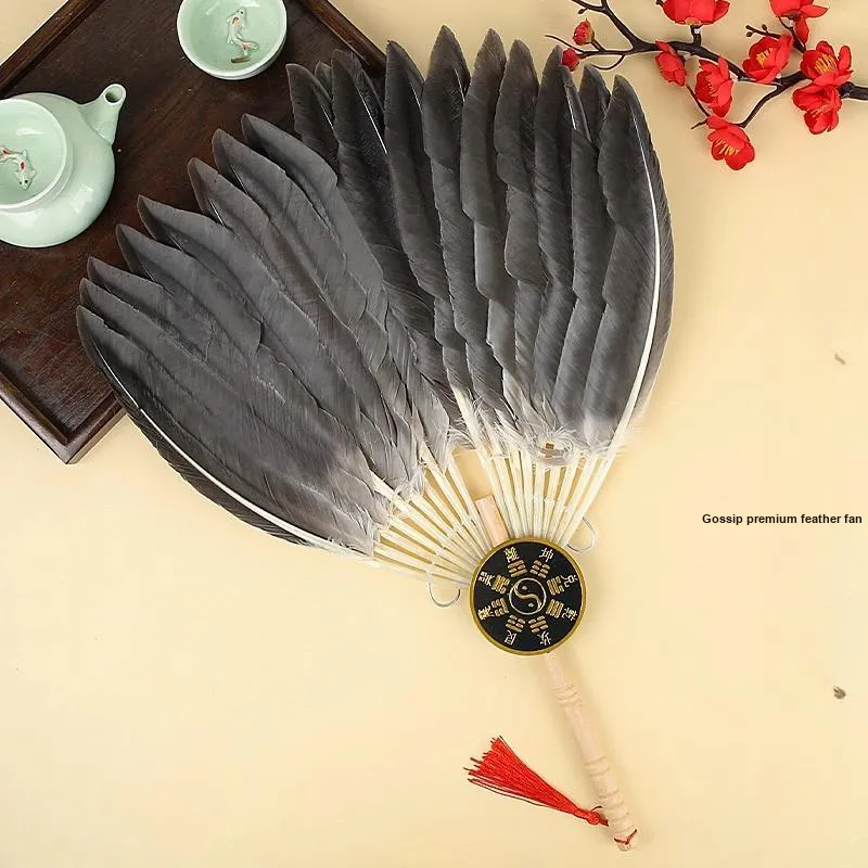 JINGDI Feather Classical Style Fan-1