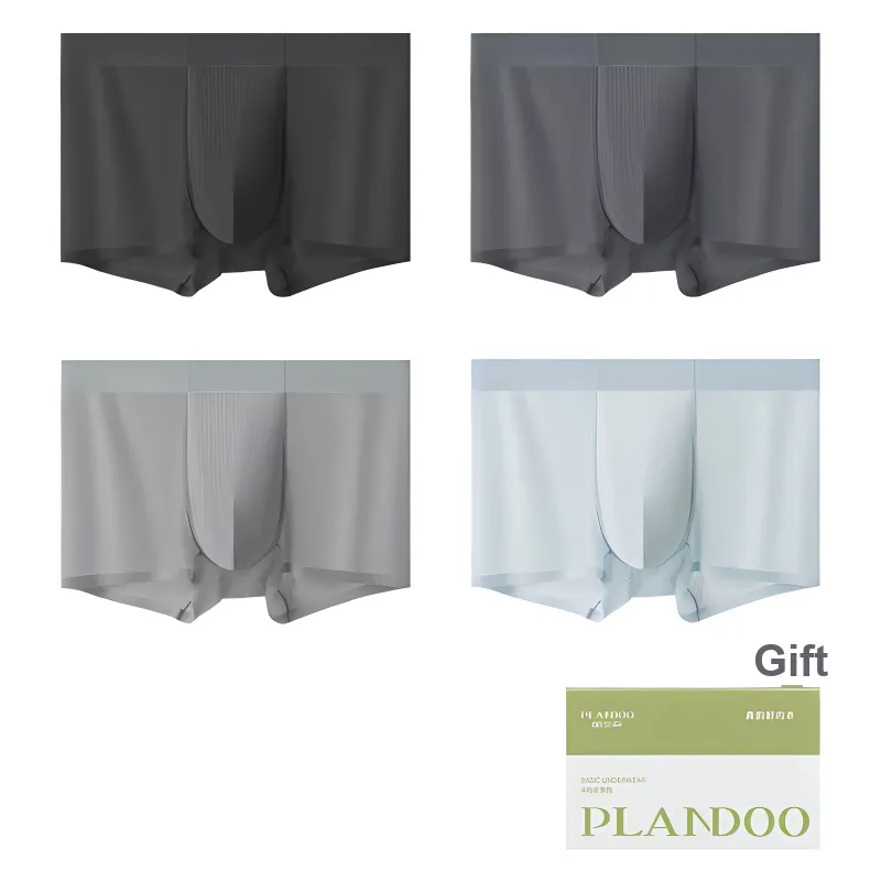 PLANDOO Underpants Men's 4 Pack Gift Box Set-2