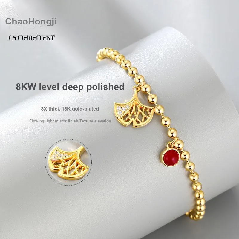 CHAOHONGJI 925 Sterling Silver Bracelets Women's-3