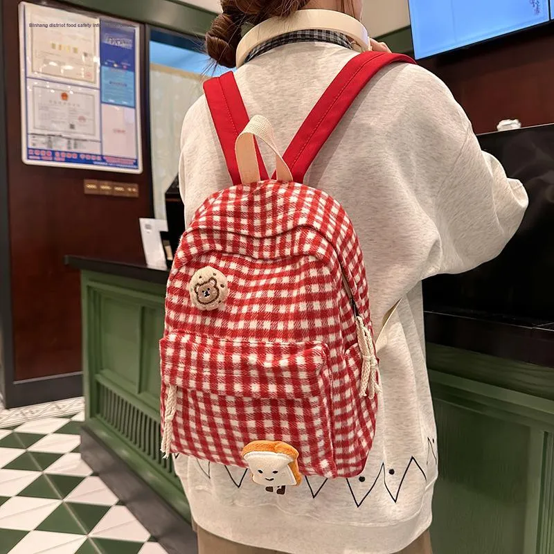 Debecca Woolen Backpack Regular Women's Multicolor-5