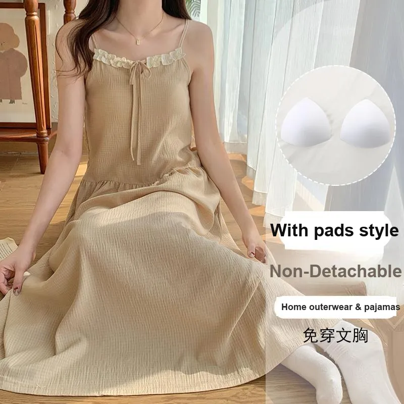 OUSHIBO Nightgown Women's Image Color-4