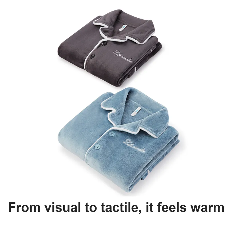 HLA Pajama Set Men's Shopping Bag Light Blue-2