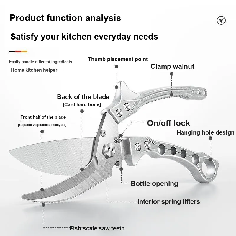 MAD SHARK Household Scissors-2