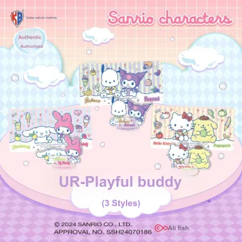 Kabao Cultural Creation x Sanrio Playful Stand First Edition Card Laser Tickets