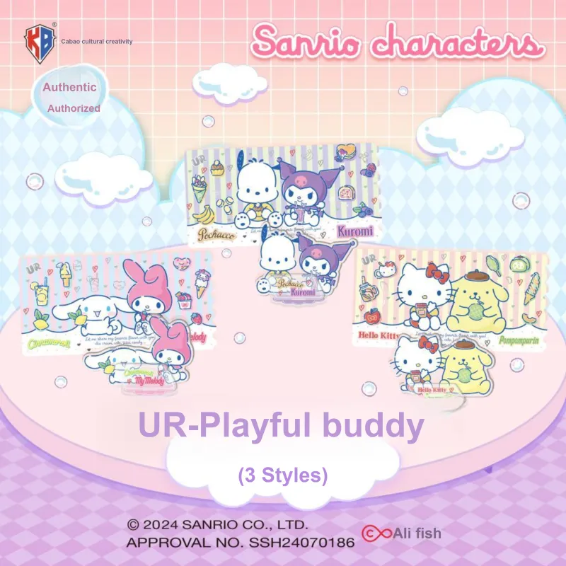 Kabao Cultural Creation x Sanrio Playful Stand First Edition Card Laser Tickets-0