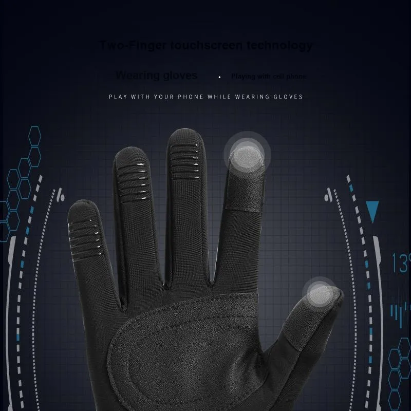 ZHIYILIANGPIN Ski Gloves Unisex-3