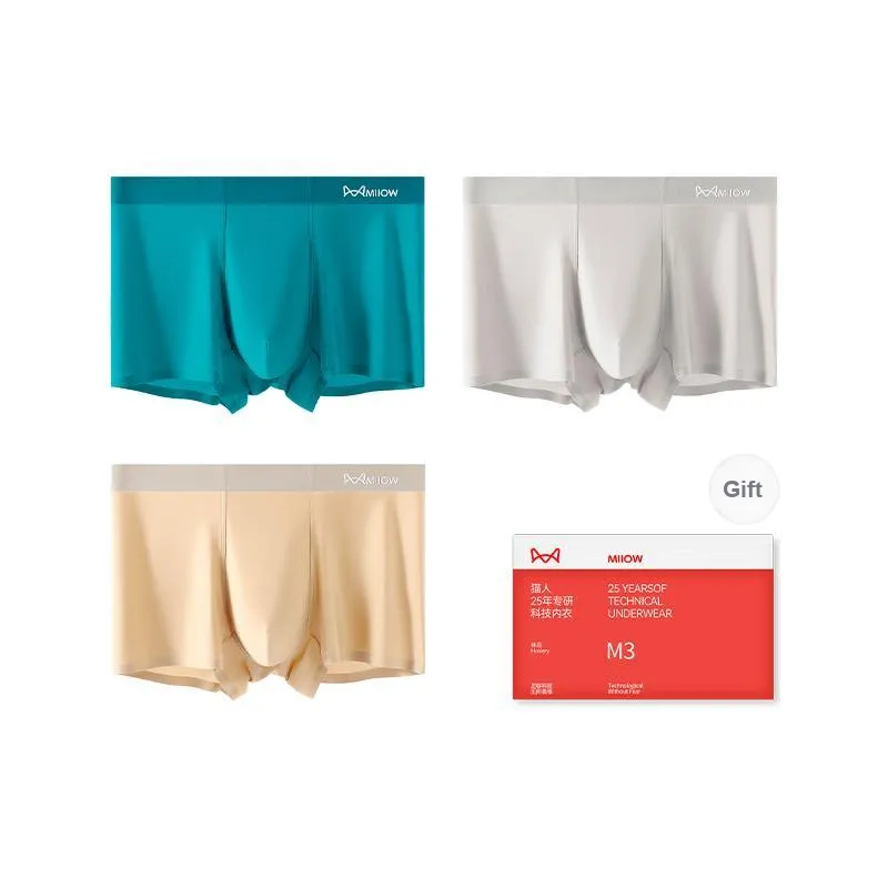 MIIOW Cool One Summer Series Underpants Men's Shopping Bag 3 Pack-10