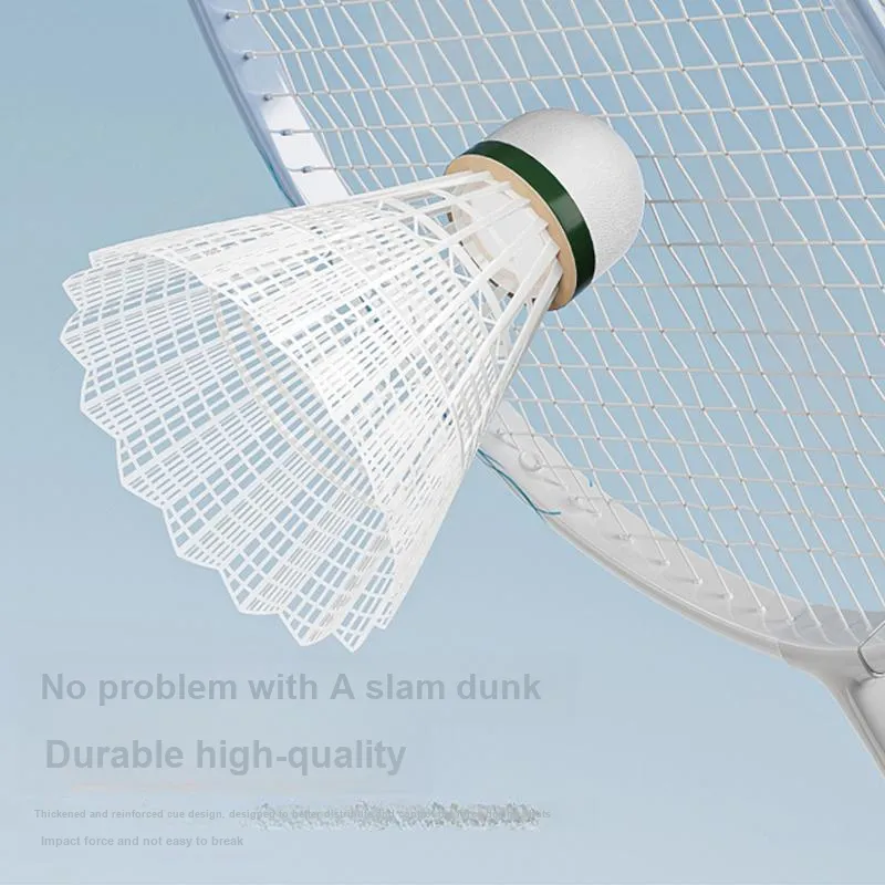 TOQO Nylon Shuttlecock 3 Pack Nylon Shuttlecocks-4