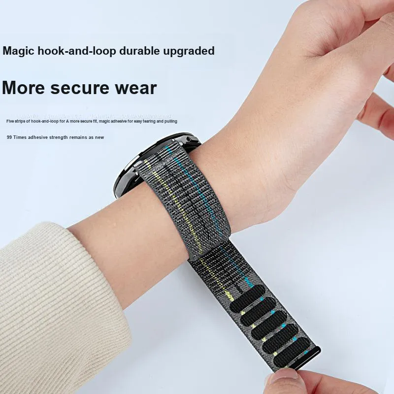 IWabcertoo Watch Band Huawei Compatibility 225mm Nylon Material-4
