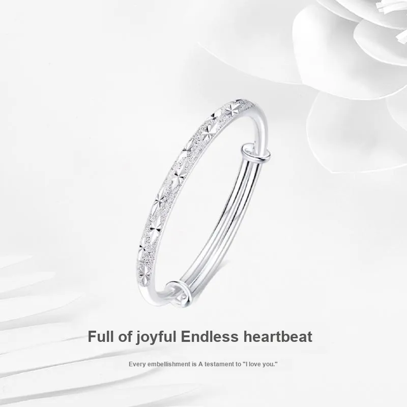 JUICY GRAPE S999 Fine Silver Bangles Women's-1