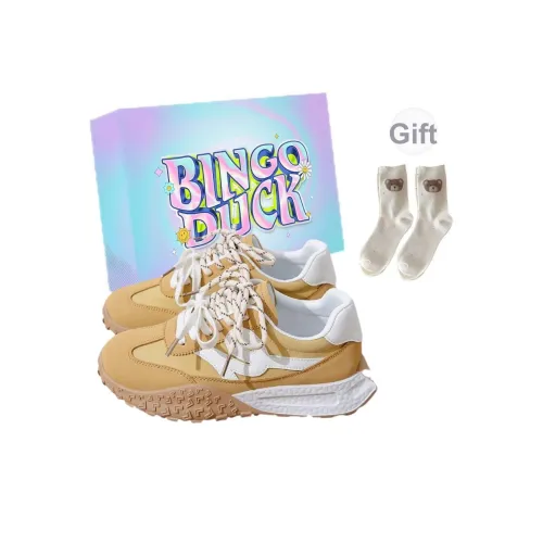 BINGO DUCK Амортизация Дышащий Легкий Увеличение Высоты Низкий Топ Повседневная Обувь Женская