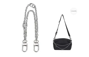 Lan Bao Fan Metal Bag Accessory, Decorative Chain Unisex White