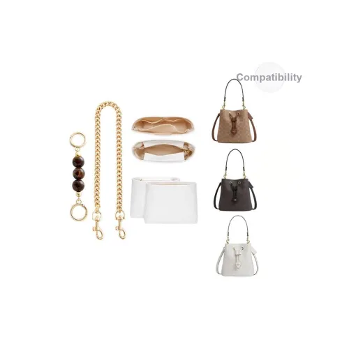 Ingenuity Handmade Металл Сумка Ремень Женский Золотистый Тон Белый