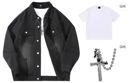 Lost N Forbidden X A.X.S.K Denim Jackets Unisex