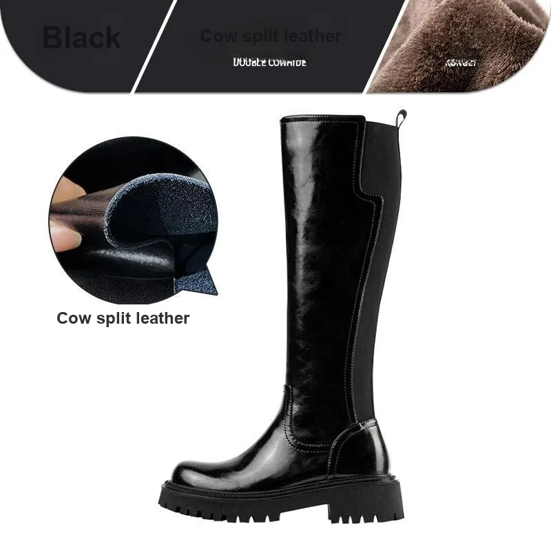 Wonderful Couple Knee-high Boots 5.5cm Women's-5