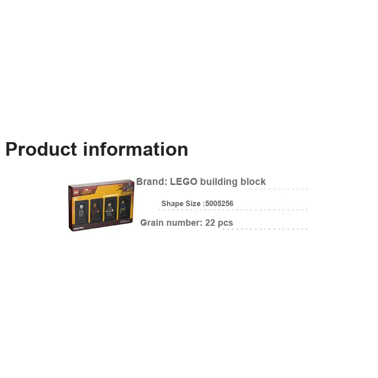LEGO Super Hero Collection Toy Story Limited Marvel Superhero Figures Building Blocks 22pcs 5005256-2