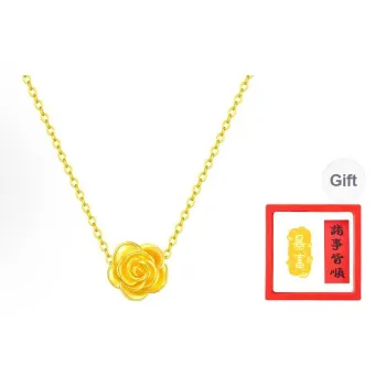Chongqing Gold Store S999 Fine Silver Necklaces Women's