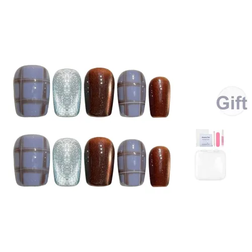 Song Biography Британский стиль Стиль Модный Осветляющий False Nail Короткий LADDER 15 мм