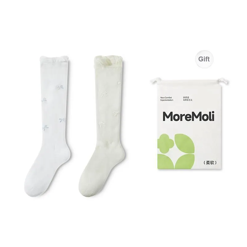 Moremoli Knee-High Socks Women's 2 Pack-5