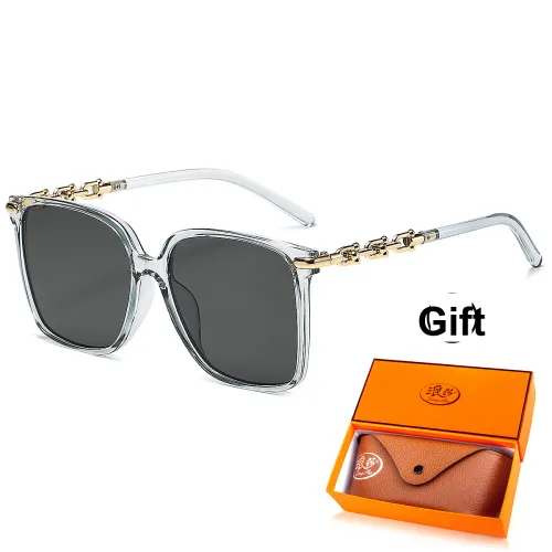 Lanza Square Sunglasses With Polarized Lenses Unisex
