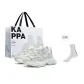 Winter White/Sky Teal Green[White Shopping Bag+Thigh-High Socks]