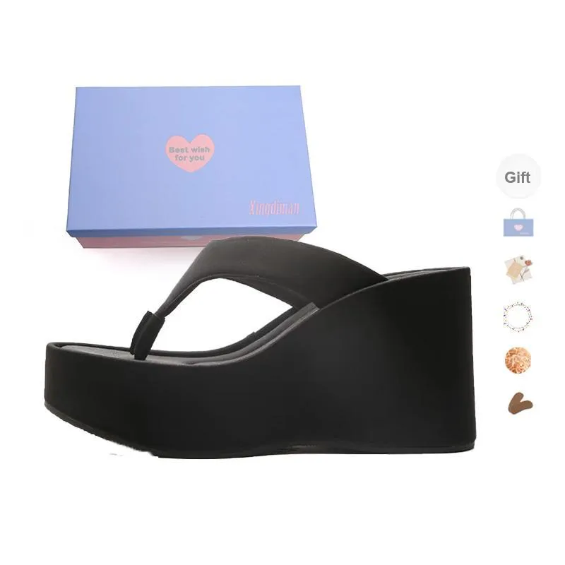 Xingdiman Quiet Slip Resistant Flip Flops Women's Box-12