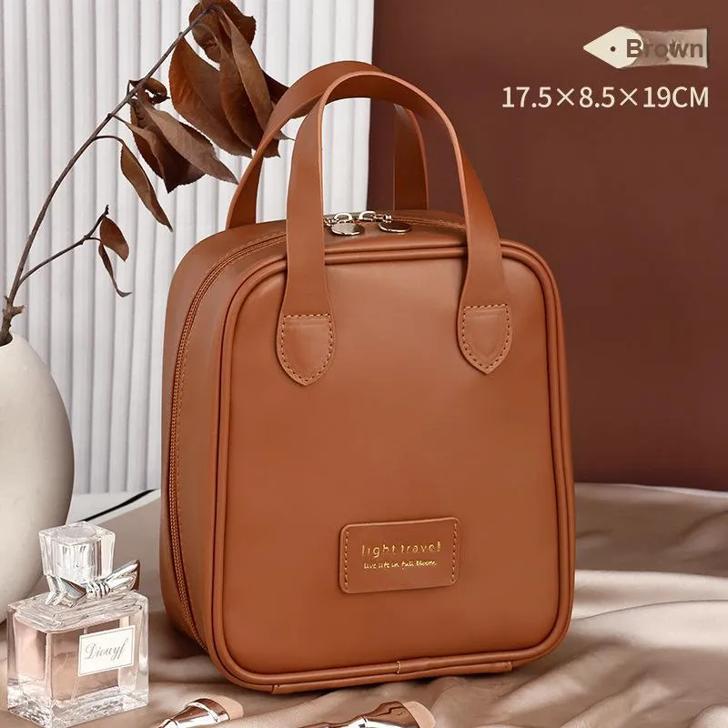 Love Of Wormwood Portable Minimalist Style Premium Feel Makeup Bags-1