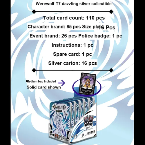 LANGRENSHA Железная коробка Пластик Значок Серебряный Коллекционный Мафия