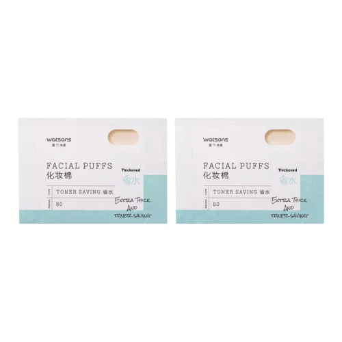 Watsons Экономия воды Макияж Хлопковый шелк Мягкая кожа Дружелюбный 80 шт. Коробка*2