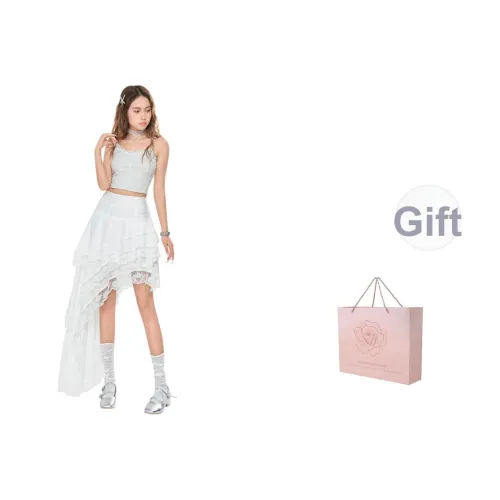 ZAZN Повседневный Длинный Юбка Женские Экрю