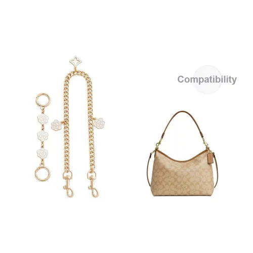 Metal Bag Strap Women's Gold Tone Металлическая сумка ремень женский золотой тон