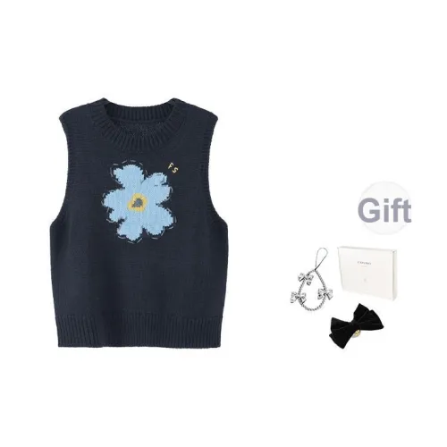 Fstudio Blue Women's Vest Fstudio Синий Женские Жилеты