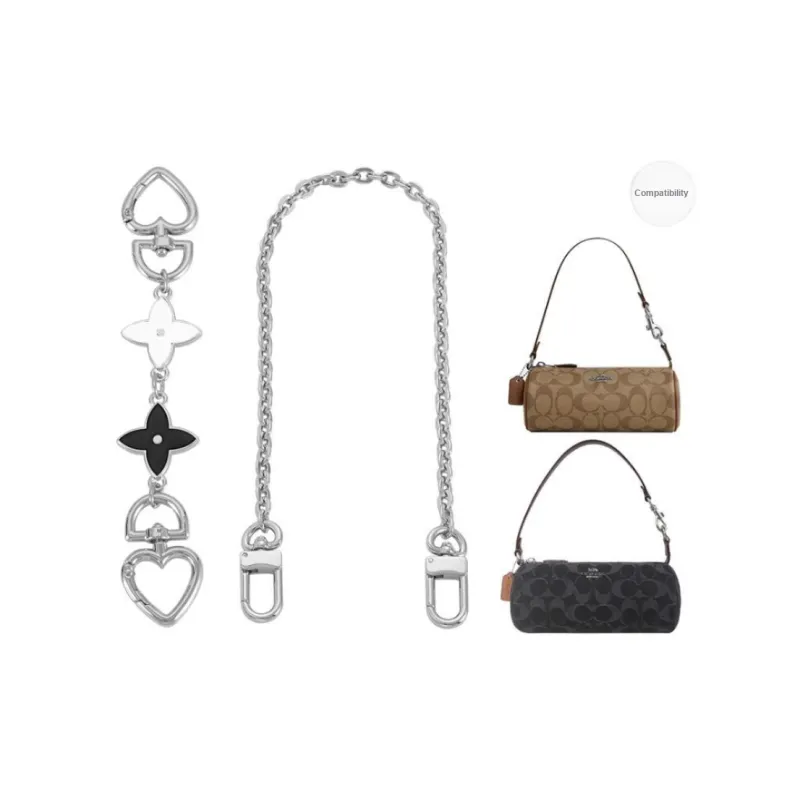 Lan Bao Fan Metal Shoulder Strap, Bag Accessory Women's Gold Tone-62
