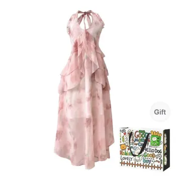 ZVJH Sleeveless Dresses Women's Oil Paintings Fairy Shopping Bag