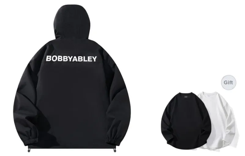 BOBBY ABLEY Windbreaker Jacket Unisex-17