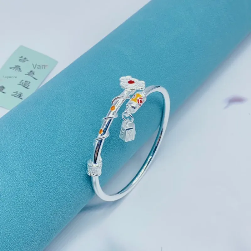 BKBU 999 Fine Silver Bangles Women's-4