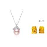 925 Sterling Silver Light Pink Pearl Necklace