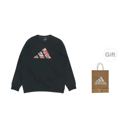 Adidas Sweatshirts Unisex Black Comes With Gift Bag