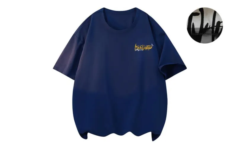 MXDT T Shirt Unisex Black Yellow Embroidery Upgraded-16