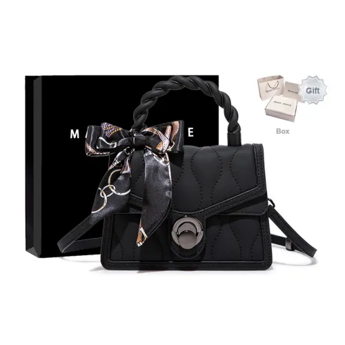 MACKJANICE Crossbody Bags Textured Black