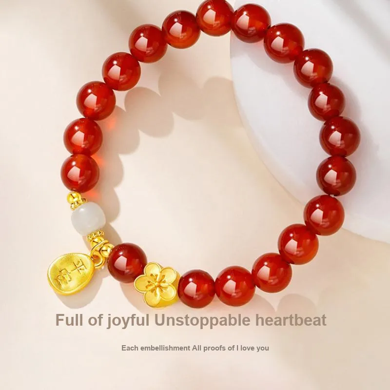 JUICY GRAPE Agate Bracelets Unisex-2