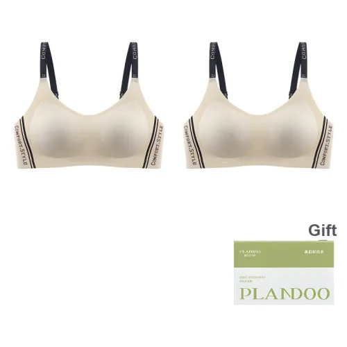 PLANDOO Bra Women's Gift Box Of 2 Strips