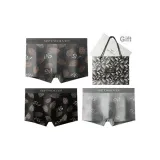 Print 3 Pack Box Included (Dark Heather Gray+Medium Heather Gray+Ink Black)