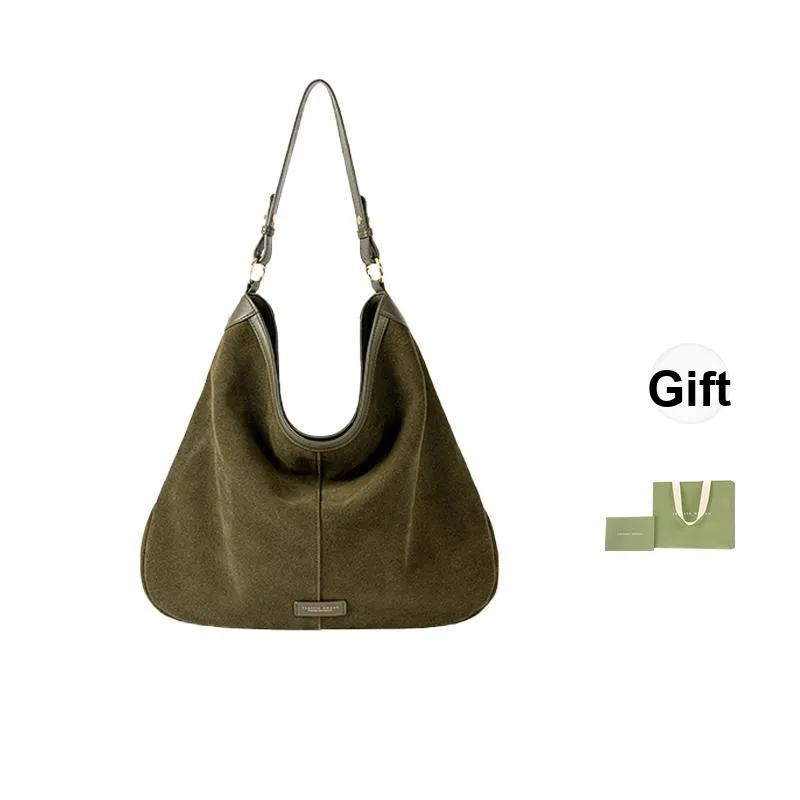 VANESSA HOGAN Vh Classic Series Cow Leather One Shoulder Tote Portable Hobo Pack Large Size Women's Jasper