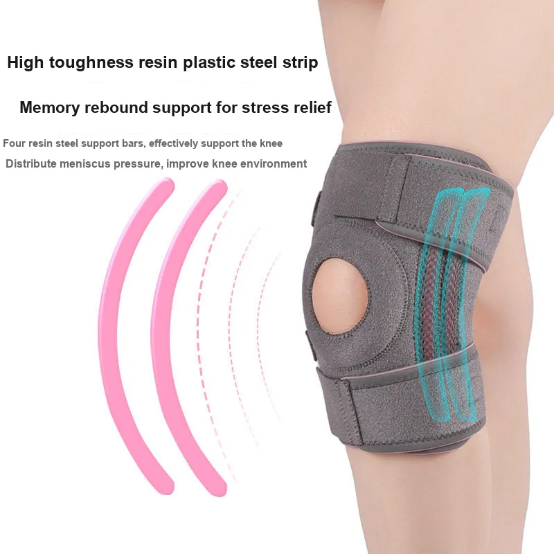 TMT Running Cycling Volleyball Soccer Badminton Basketball Unisex Polyester Polyamide Elastane Silicone Knee Pads-1