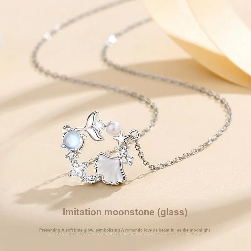Zocai S999 Fine Silver Necklaces Women's-2