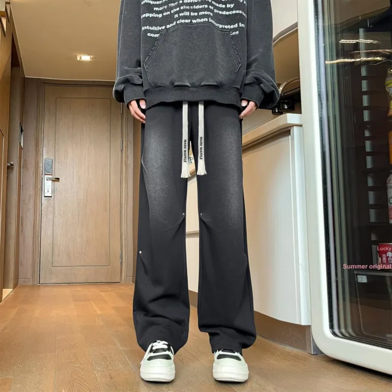 MARK WAFFLE Casual Pants Unisex-9
