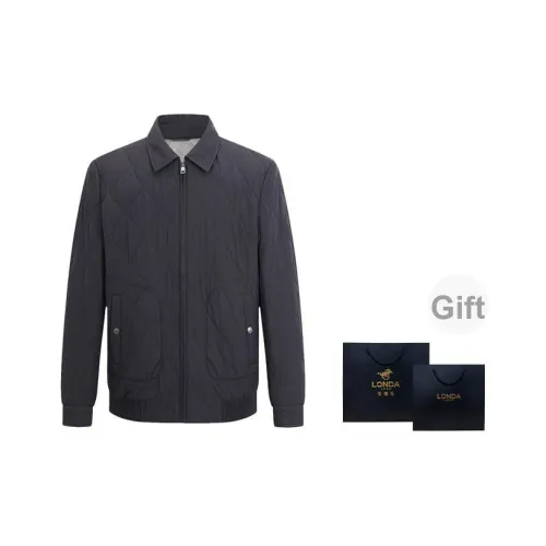 LONDA 1958 Хлопковый пуховик Мужской Темно-синий